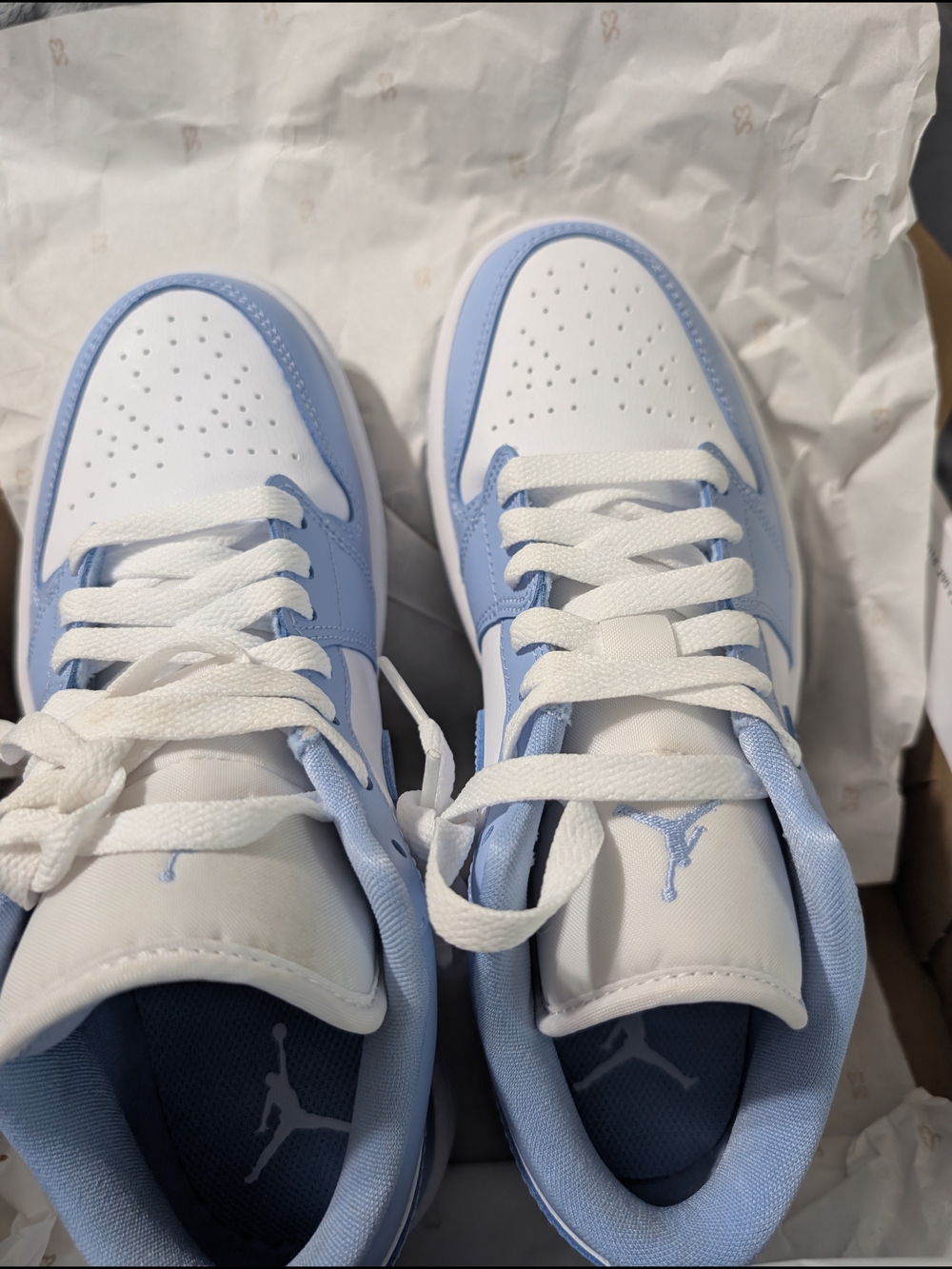 Air Jordan 1 Low White/Aluminum — DC0774-142 Womens